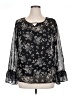 Alyx 100% Polyester Black Long Sleeve Blouse Size XL - photo 1