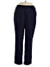 Blair 100% Polyester Solid Blue Track Pants Size 18 - photo 1