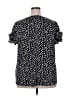 Lane Bryant 100% Polyester Black Short Sleeve Blouse Size 18 - photo 2