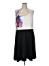 Isabel + Alice Graphic White Casual Dress Size XL - photo 1