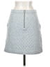 Hinge 100% Cotton Chevron-herringbone Gray Casual Skirt Size XS - photo 2