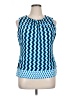 Calvin Klein Blue Sleeveless Blouse Size XL - photo 1