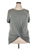 Xersion Gray Short Sleeve Top Size XXL - photo 1
