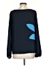 Ann Taylor LOFT 100% Polyester Blue Long Sleeve Blouse Size XS - photo 2