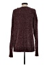Seven7 100% Polyester Tweed Burgundy Pullover Sweater Size S - photo 2