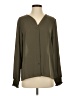 Calvin Klein 100% Polyester Green Long Sleeve Blouse Size XS - photo 1