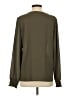 Calvin Klein 100% Polyester Green Long Sleeve Blouse Size XS - photo 2