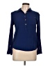 Guess Blue Long Sleeve Blouse Size L - photo 1