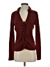 Walter Baker Burgundy Cardigan Size S - photo 1