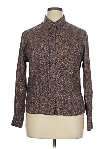 Liz Claiborne Long Sleeve Button-Down Shirt (view 1)