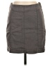 Blush Solid Gray Casual Skirt Size S - photo 1
