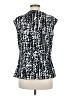 Kasper Print Black Sleeveless T-Shirt Size M - photo 2