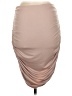 Express Solid Tan Casual Skirt Size M - photo 2