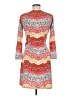 BCBGMAXAZRIA Print Multi Color Orange Casual Dress Size M (petite) - photo 2