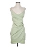 Unbranded 100% Polyester Solid Green Cocktail Dress Size S - photo 1