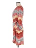 BCBGMAXAZRIA Print Multi Color Orange Casual Dress Size M (petite) - photo 5
