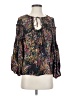 Parker 100% Silk Black 3/4 Sleeve Silk Top Size XS - photo 1