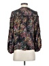 Parker 100% Silk Black 3/4 Sleeve Silk Top Size XS - photo 2