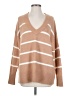 Aerie Stripes Tan Pullover Sweater Size S - photo 1