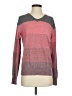 Sean John 100% Cotton Color Block Pink Burgundy Pullover Sweater Size S - photo 1