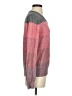Sean John 100% Cotton Color Block Pink Burgundy Pullover Sweater Size S - photo 4