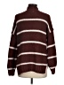 Olive and Oak 100% Polyester Stripes Burgundy Pullover Sweater Size M - photo 2