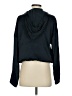 Lanston 100% Viscose Black Zip Up Hoodie Size XS - photo 2