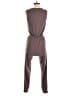 Gilli Solid Brown Jumpsuit Size S - photo 2