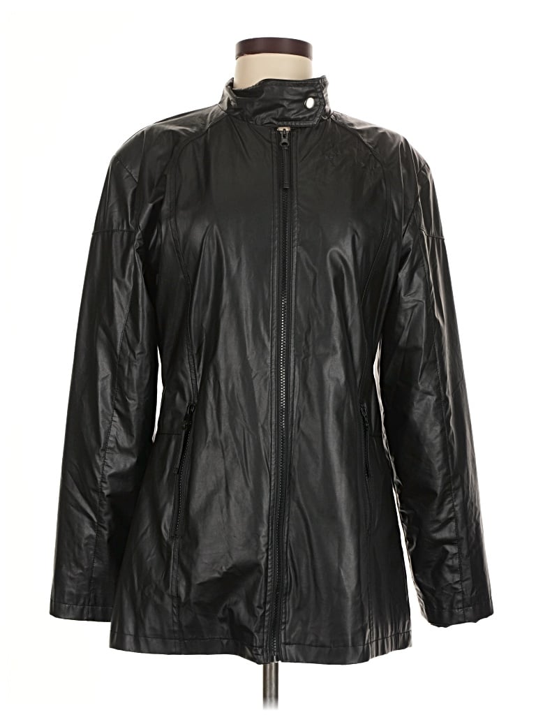 Pre-owned Assorted Brands Raincoat In Black