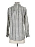 J.Crew Gray Long Sleeve Blouse Size XXS - photo 2