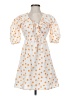 Sim & Sam Polka Dots Orange Casual Dress Size S - photo 1