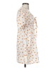 Sim & Sam Polka Dots Orange Casual Dress Size S - photo 4