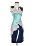Tahari Graphic Gray Blue Cocktail Dress Size 0 - photo 1