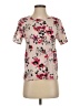 French Connection Floral Pink Short Sleeve Blouse Size XS - photo 1