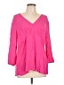 Cato 100% Rayon Pink 3/4 Sleeve Blouse Size L - photo 1
