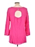 Cato 100% Rayon Pink 3/4 Sleeve Blouse Size L - photo 2