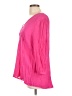 Cato 100% Rayon Pink 3/4 Sleeve Blouse Size L - photo 5