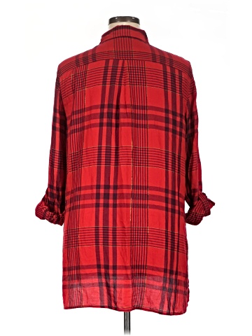 Cato 3/4 Sleeve Button-Down Shirt (view 2)