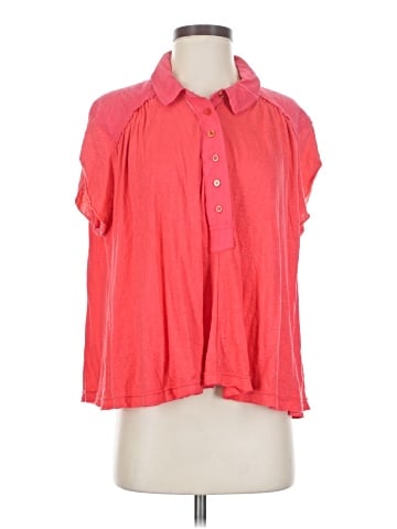 Free People Short Sleeve Blouse (view 1)
