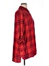 Cato Plaid Red 3/4 Sleeve Button-Down Shirt Size XL - photo 4