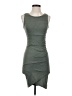 Leith Solid Gray Cocktail Dress Size XXS - photo 1