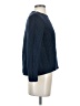 Lands' End Chevron-herringbone Blue Pullover Sweater Size S - photo 4