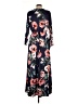 Unbranded Floral Black Casual Dress Size L (estimated) - photo 2