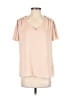 James 100% Polyester Pink Short Sleeve Blouse Size S - photo 1