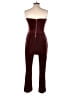 Express Outlet Burgundy Jumpsuit Size 10 - photo 2