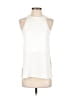 Helmut Lang 100% Polyester White Sleeveless Top Size P (petite) - photo 1