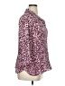 Covington Animal Print Purple 3/4 Sleeve Button-Down Shirt Size 16 - photo 4