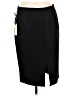 EMALINE Solid Black Formal Skirt Size L - photo 2