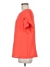 Shein 100% Polyester Orange Short Sleeve Blouse Size 8 - 10 - photo 5