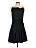 Express 100% Polyester Solid Black Casual Dress Size S - photo 1